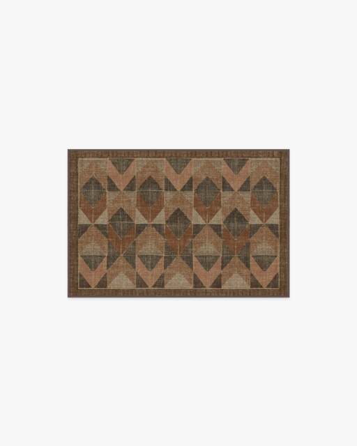 Ember Copper & Brown Rug - 60x90 - Machine Washable Area Rug - Kid & Pet Friendly - Indoor Rugs - Ruggable - image 1