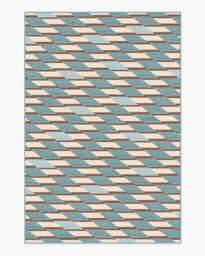 Tess Slate Blue Rug - 185x275 - Machine Washable Area Rug - Kid & Pet Friendly - Indoor Rugs - Ruggable