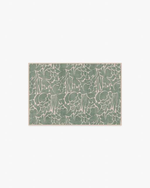 Corrine Sage Green Rug - 60x90 - Machine Washable Area Rug - Kid & Pet Friendly - Indoor Rugs - Ruggable - image 1