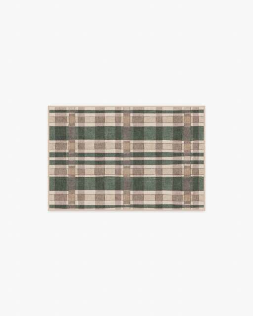 Finn Green Flatwoven Rug - 60x90 - Machine Washable Area Rug - Kid & Pet Friendly - Indoor Rugs - Ruggable - image 1