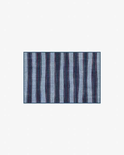 Marin Navy Rug - 60x90 - Machine Washable Area Rug - Kid & Pet Friendly - Indoor Rugs - Ruggable - image 1