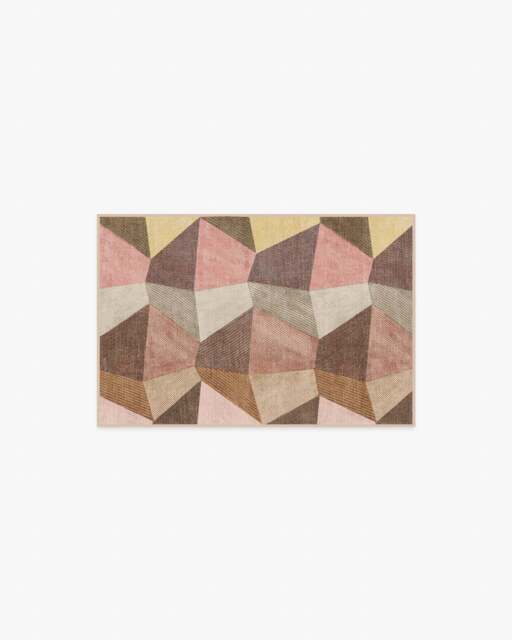 Rhea Beige Rug - 60x90 - Machine Washable Area Rug - Kid & Pet Friendly - Indoor Rugs - Ruggable - image 1