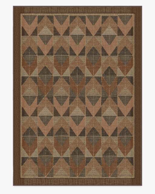 Ember Copper & Brown Rug - 305x425 - Machine Washable Area Rug - Kid & Pet Friendly - Indoor Rugs - Ruggable - image 1