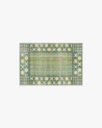 Rowley Green Flatwoven Rug - 60x90 - Machine Washable Area Rug - Kid & Pet Friendly - Indoor Rugs - Ruggable - thumbnail 1
