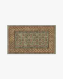 Sundara Sage & Ochre Rug - 185x275 - Machine Washable Area Rug - Kid & Pet Friendly - Indoor Rugs - Ruggable - thumbnail 2