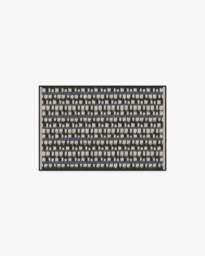 Berlin Charcoal & Sand Flatwoven Rug by Michael Michalsky - 60x90 - Machine Washable Area Rug - Kid & Pet Friendly - Indoor Rugs - Ruggable - thumbnail 1