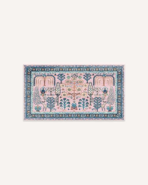 Julietta Soft Pink Rug by Anthropologie - 60x90 - Machine Washable Area Rug - Kid & Pet Friendly - Indoor Rugs - Ruggable - image 1
