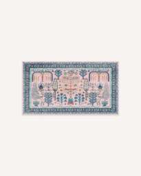 Julietta Soft Pink Rug by Anthropologie - 60x90 - Machine Washable Area Rug - Kid & Pet Friendly - Indoor Rugs - Ruggable - thumbnail 1
