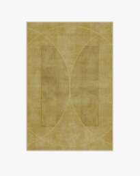 Ayla Gold Flatwoven Rug by Architectural Digest - 120x185 - Machine Washable Area Rug - Kid & Pet Friendly - Indoor Rugs - Ruggable - thumbnail 1