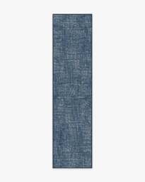 Crosshatch Sapphire Rug - 60x90 - Machine Washable Area Rug - Kid & Pet Friendly - Indoor Rugs - Ruggable - thumbnail 2