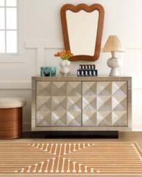 Inkdrop Copper Flatwoven Rug by Jonathan Adler Orange - 275x365 - Machine Washable Area Rug - Kid & Pet Friendly - Indoor Rugs - Ruggable - thumbnail 2
