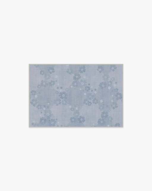 Serene Slate Blue Rug - 60x90 - Machine Washable Area Rug - Kid & Pet Friendly - Indoor Rugs - Ruggable - image 1