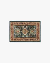 Avila Vintage Ink & Amber Rug - 60x90 - Machine Washable Area Rug - Kid & Pet Friendly - Indoor Rugs - Ruggable - thumbnail 1
