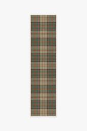 Dress Stewart Tartan Khaki Rug Brown - 60x90 - Machine Washable Area Rug - Kid & Pet Friendly - Indoor Rugs - Ruggable - thumbnail 2