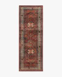 Granada Amber Red Rug - 75x215 - Machine Washable Area Rug - Kid & Pet Friendly - Indoor Rugs - Ruggable - thumbnail 1
