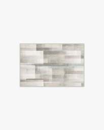 Solar Drift Warm Grey Rug - 60x90 - Machine Washable Area Rug - Kid & Pet Friendly - Indoor Rugs - Ruggable - thumbnail 1