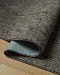 Finley Smoke Grey Plush Rug - 150x215 - Machine Washable Area Rug - Kid & Pet Friendly - Indoor Rugs - Ruggable - thumbnail 2