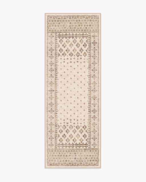Fernanda Cream Rug Beige - 75x215 - Machine Washable Area Rug - Kid & Pet Friendly - Indoor Rugs - Ruggable - image 1