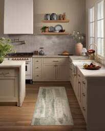 Velin Warm Grey Rug - 75x215 - Machine Washable Area Rug - Kid & Pet Friendly - Indoor Rugs - Ruggable - thumbnail 2