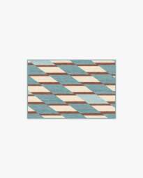 Tess Slate Blue Rug - 60x90 - Machine Washable Area Rug - Kid & Pet Friendly - Indoor Rugs - Ruggable - thumbnail 1