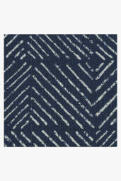 Parquet Navy Outdoor Rug - 75x215 - Machine Washable Area Rug - Kid & Pet Friendly - Indoor Rugs - Ruggable - thumbnail 3