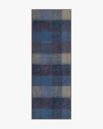 Tallitha Blue & Plum Rug - 75x215 - Machine Washable Area Rug - Kid & Pet Friendly - Indoor Rugs - Ruggable - thumbnail 1