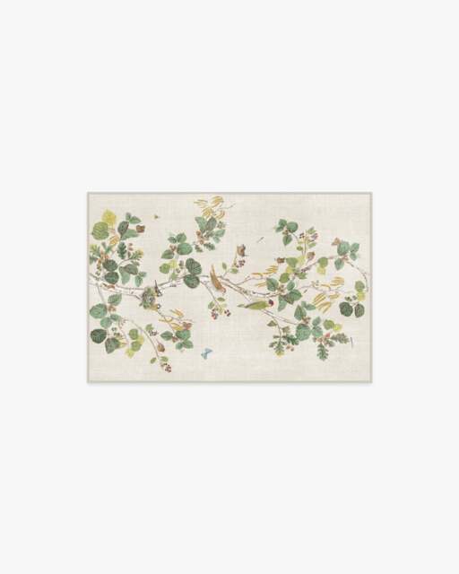 Woodland Chorus Fawn Rug by Sanderson Green - 60x90 - Machine Washable Area Rug - Kid & Pet Friendly - Indoor Rugs - Ruggable - image 1