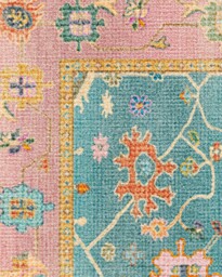 Jemima Rug Blue - 90x150 - Machine Washable Area Rug - Kid & Pet Friendly - Indoor Rugs - Ruggable - thumbnail 4