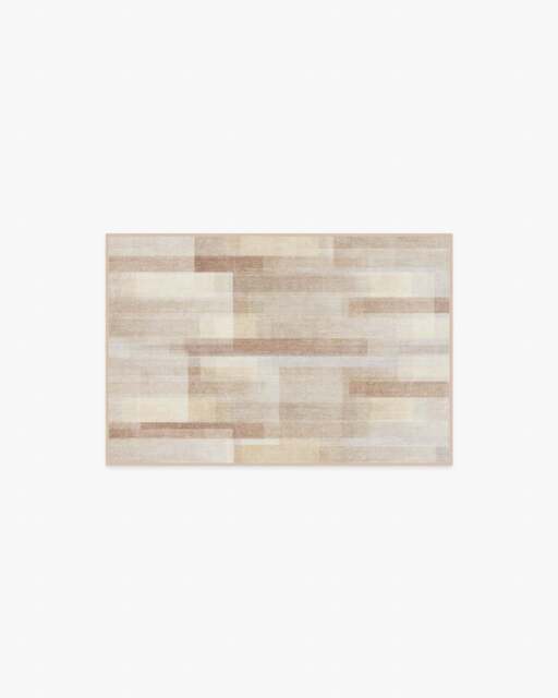 Solar Drift Neutral Flatwoven Rug - 60x90 - Machine Washable Area Rug - Kid & Pet Friendly - Indoor Rugs - Ruggable - image 1