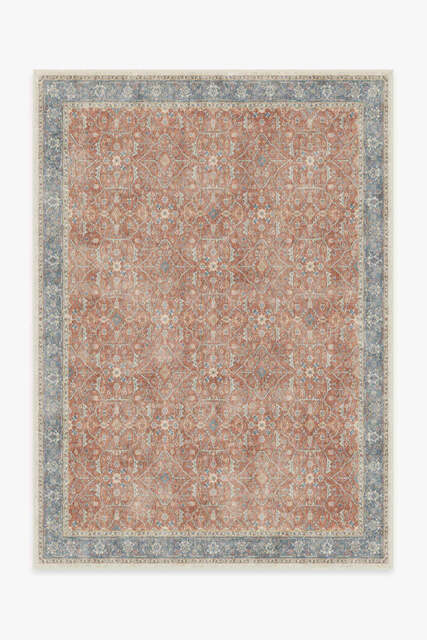 Celestine Coral Rug - 150x215 - Machine Washable Area Rug - Kid & Pet Friendly - Indoor Rugs - Ruggable - image 1
