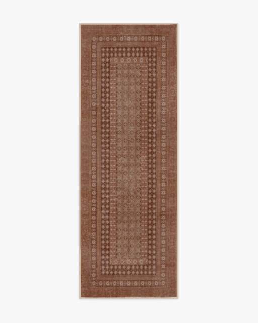 Cyrus Terracotta Rug - 75x215 - Machine Washable Area Rug - Kid & Pet Friendly - Indoor Rugs - Ruggable - image 1