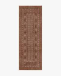 Cyrus Terracotta Rug - 75x215 - Machine Washable Area Rug - Kid & Pet Friendly - Indoor Rugs - Ruggable - thumbnail 1