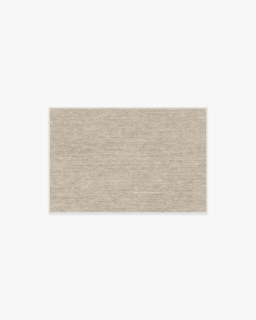 Melange Solid Light Grey Rug - 60x90 - Machine Washable Area Rug - Kid & Pet Friendly - Indoor Rugs - Ruggable - image 1