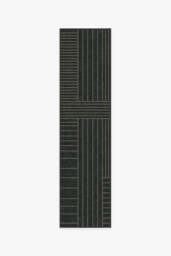 Bowie Charcoal Rug - 60x90 - Machine Washable Area Rug - Kid & Pet Friendly - Indoor Rugs - Ruggable - thumbnail 2