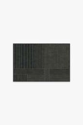Bowie Charcoal Rug - 60x90 - Machine Washable Area Rug - Kid & Pet Friendly - Indoor Rugs - Ruggable - thumbnail 1