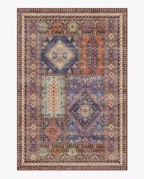 Rumi Multicolour Rug Purple - 185x275 - Machine Washable Area Rug - Kid & Pet Friendly - Indoor Rugs - Ruggable