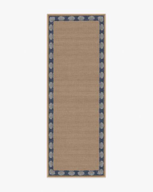 Shelley Slate Blue & Natural Re-Jute Rug - 75x215 - Machine Washable Area Rug - Kid & Pet Friendly - Indoor Rugs - Ruggable - image 1