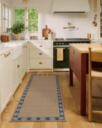 Shelley Slate Blue & Natural Re-Jute Rug - 75x215 - Machine Washable Area Rug - Kid & Pet Friendly - Indoor Rugs - Ruggable - thumbnail 2