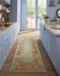 Bird of Paradise Silver Fern Flatwoven Rug by Sanderson - 60x90 - Machine Washable Area Rug - Kid & Pet Friendly - Indoor Rugs - Ruggable - thumbnail 2