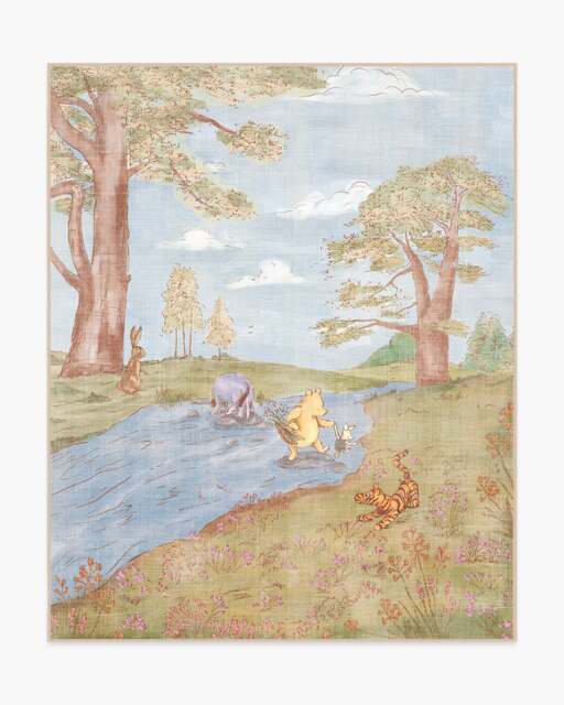 A Sunny Day Flatwoven Rug Green - 245x305 - Machine Washable Area Rug - Kid & Pet Friendly - Indoor Rugs - Ruggable - image 1