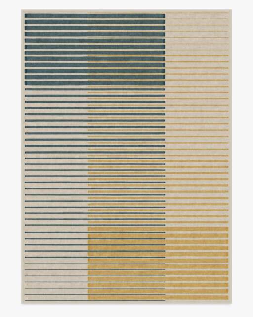 Gradasi Teal Quartz Rug - 305x425 - Machine Washable Area Rug - Kid & Pet Friendly - Indoor Rugs - Ruggable - image 1