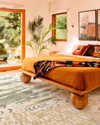 Gaia Green Rug - 75x215 - Machine Washable Area Rug - Kid & Pet Friendly - Indoor Rugs - Ruggable - thumbnail 2