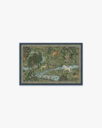 Owl & Willow Green Rug by Morris & Co. - 60x90 - Machine Washable Area Rug - Kid & Pet Friendly - Indoor Rugs - Ruggable - thumbnail 1