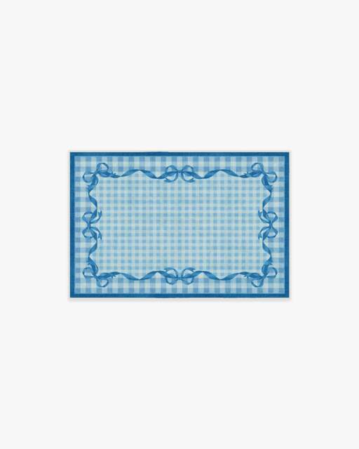 Audrey Blue Flatwoven Rug by Mrs. Alice - 60x90 - Machine Washable Area Rug - Kid & Pet Friendly - Indoor Rugs - Ruggable - image 1