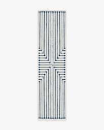 Inkdrop Slate Blue Rug by Jonathan Adler - 185 Round - Machine Washable Area Rug - Kid & Pet Friendly - Indoor Rugs - Ruggable - thumbnail 2