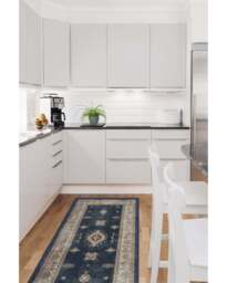 Verena Sapphire Flatwoven Rug - 120x185 - Machine Washable Area Rug - Kid & Pet Friendly - Indoor Rugs - Ruggable - thumbnail 2