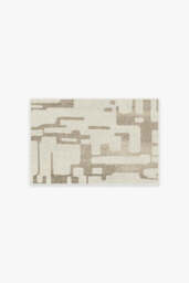 Holme Ivory & Natural Rug - 60x90 - Machine Washable Area Rug - Kid & Pet Friendly - Indoor Rugs - Ruggable - thumbnail 1