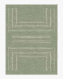 Valencia Sage Green Rug - 60x90 - Machine Washable Area Rug - Kid & Pet Friendly - Indoor Rugs - Ruggable - thumbnail 2