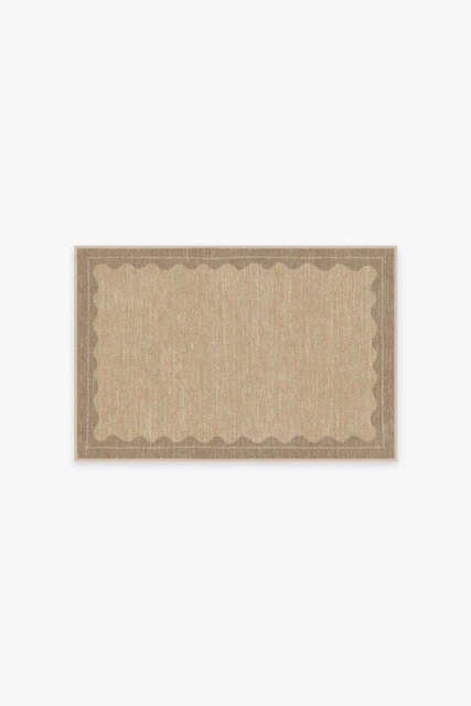 Orla Tan Flatwoven Rug - 60x90 - Machine Washable Area Rug - Kid & Pet Friendly - Indoor Rugs - Ruggable - image 1
