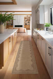 Orla Tan Flatwoven Rug - 60x90 - Machine Washable Area Rug - Kid & Pet Friendly - Indoor Rugs - Ruggable - thumbnail 2